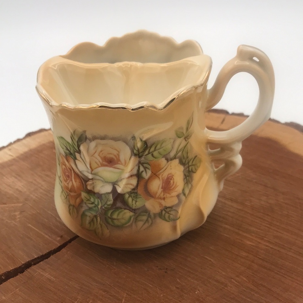Brandenburg Rose Victorian Mustache‎ Shaving Mug
